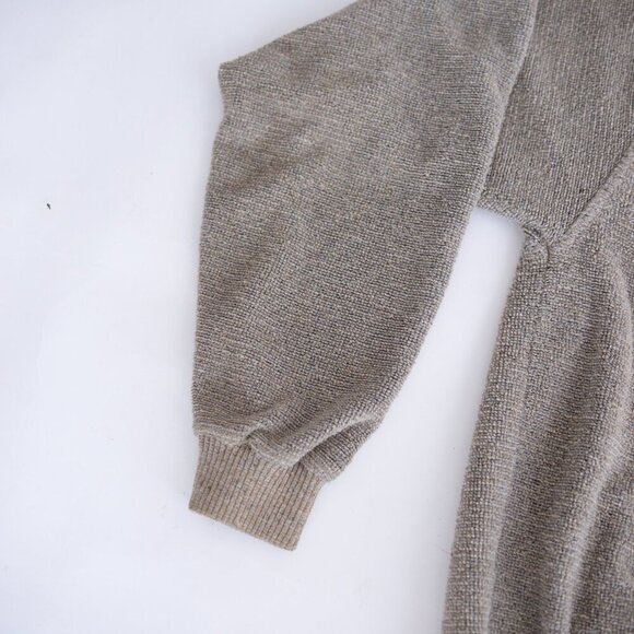 VTG USA Player Sportswear Indiana University Heavyweight Taupe Crew Neck Sweater - Picture 8 of 9